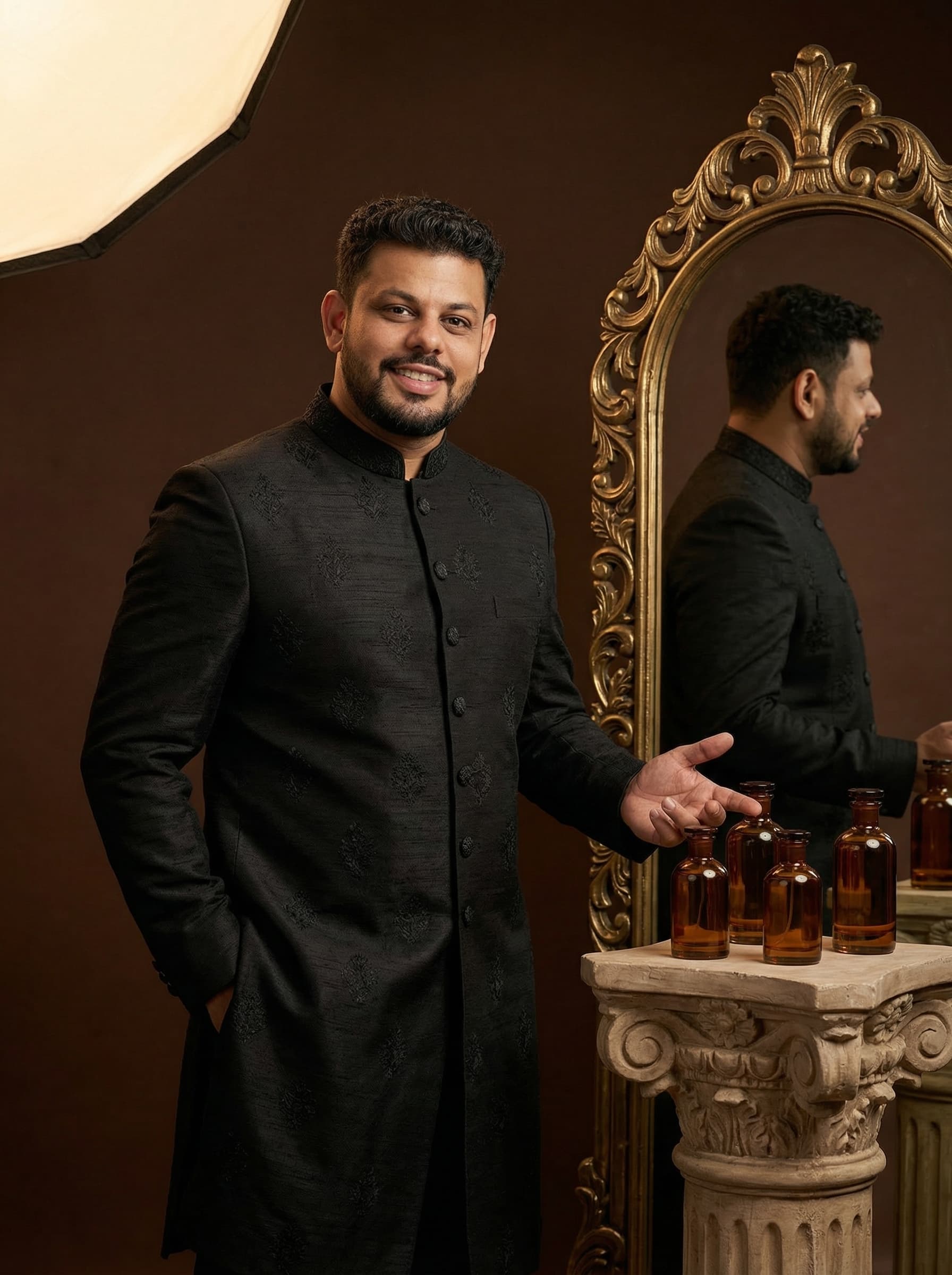 Formal Portrait by Mirror