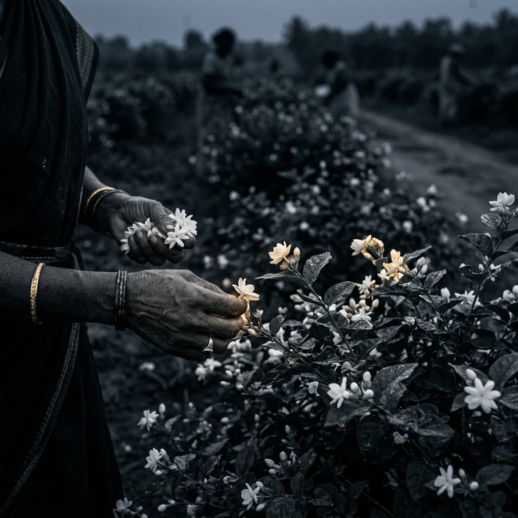 Jasmine harvest
